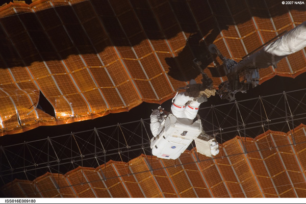 Scott Parazynski - STS-120 mission to the International Space Station to repair solar array (November 3, 2007)